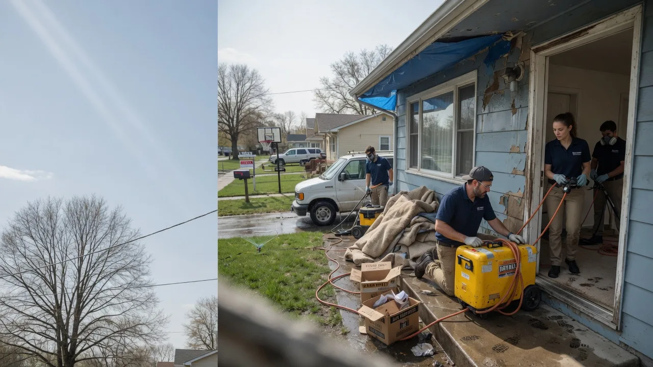 Basement Flood Cleanup in Spencerville, MD near me